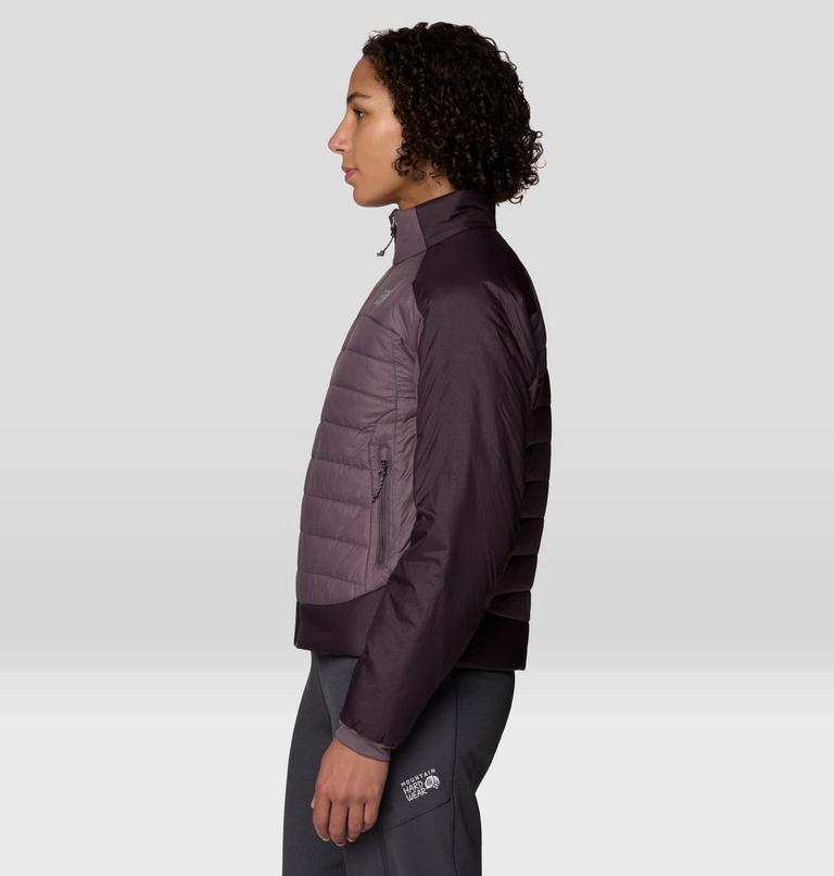 Women's Free Element Jacket, Color: Purple Sage, Deep Mulberry, image 3