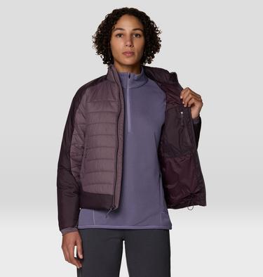 Women's Free Element Jacket, Color: Purple Sage, Deep Mulberry, image 16