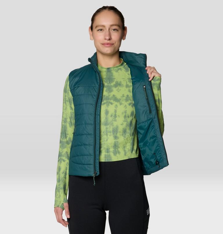 Women's Free Element Vest, Color: Aqua Green, image 4