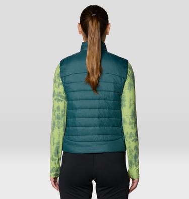 Women's Free Element Vest, Color: Aqua Green, image 2