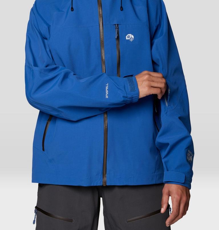 Women's Warp Factor 3L Hooded Jacket, Color: Berry Blue, image 13