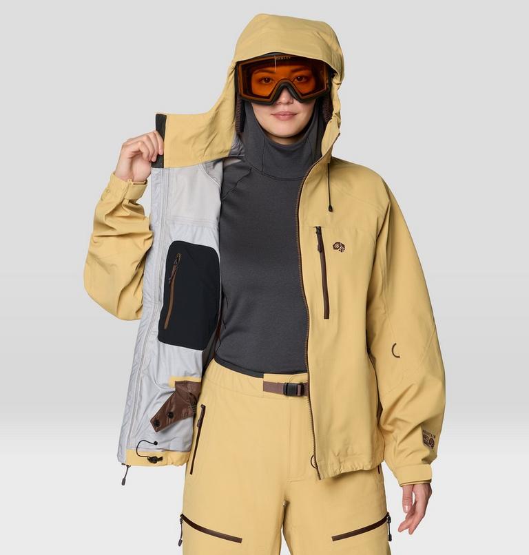 Women's Warp Factor 3L Hooded Jacket, Color: Prairie, image 9