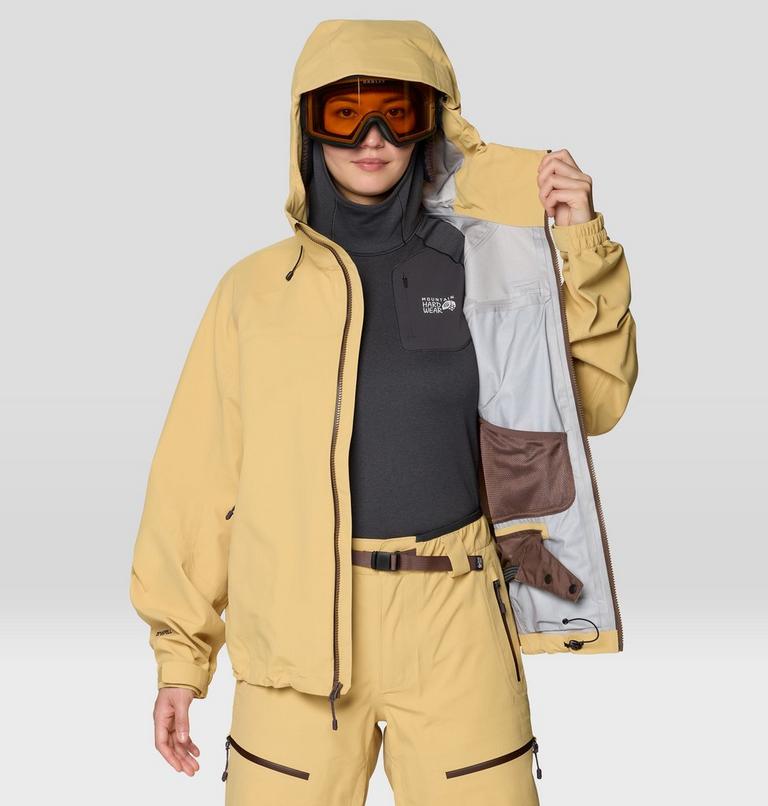 Women's Warp Factor 3L Hooded Jacket, Color: Prairie, image 10