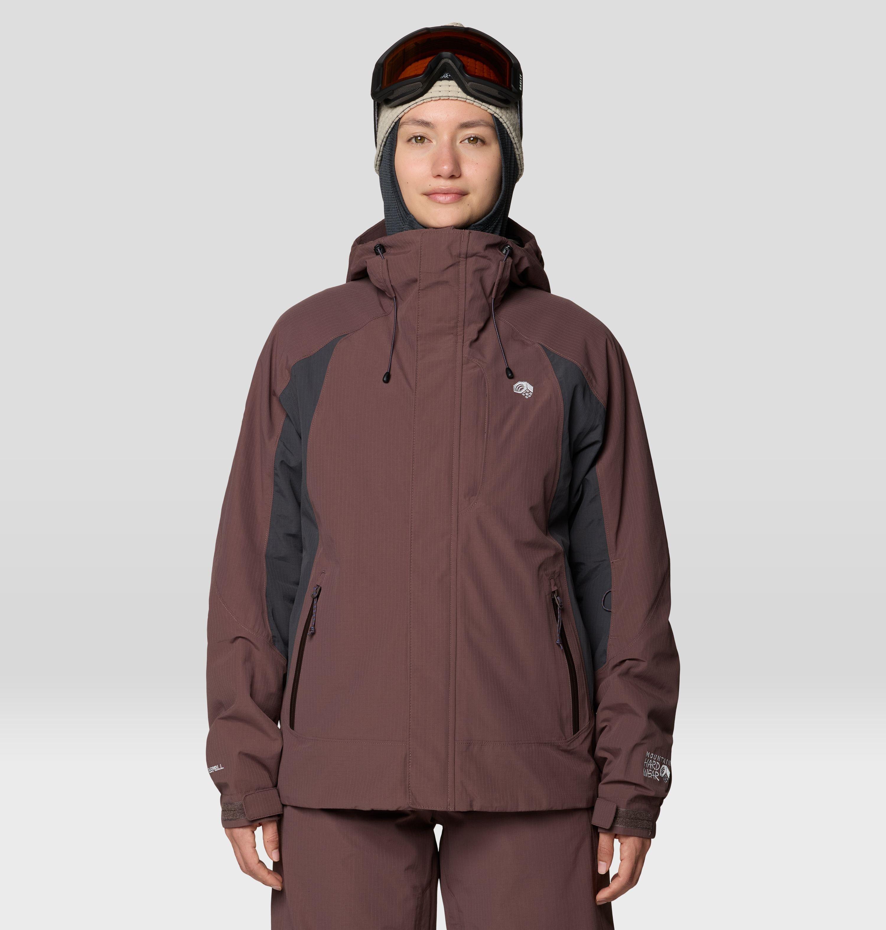 Mountain Hardwear Women's Warp Factor Insulated Jacket - M - Brown