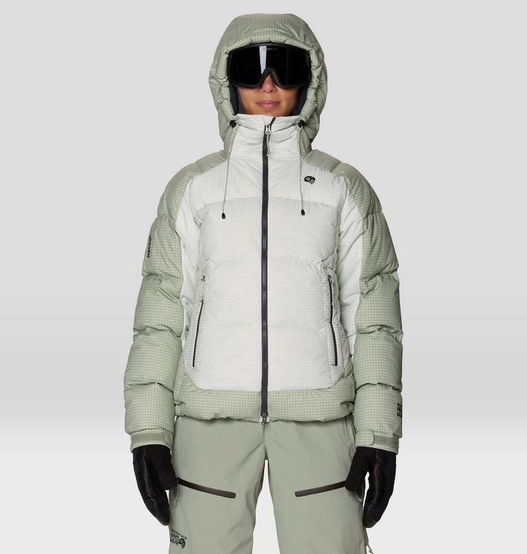 Women's Flow Factor Down Jacket, Color: Silt Grey, Gamma Grey, image 5