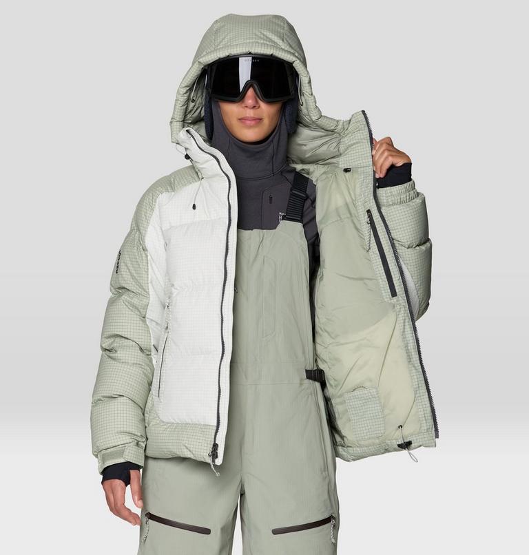 Women's Flow Factor Down Jacket, Color: Silt Grey, Gamma Grey, image 10