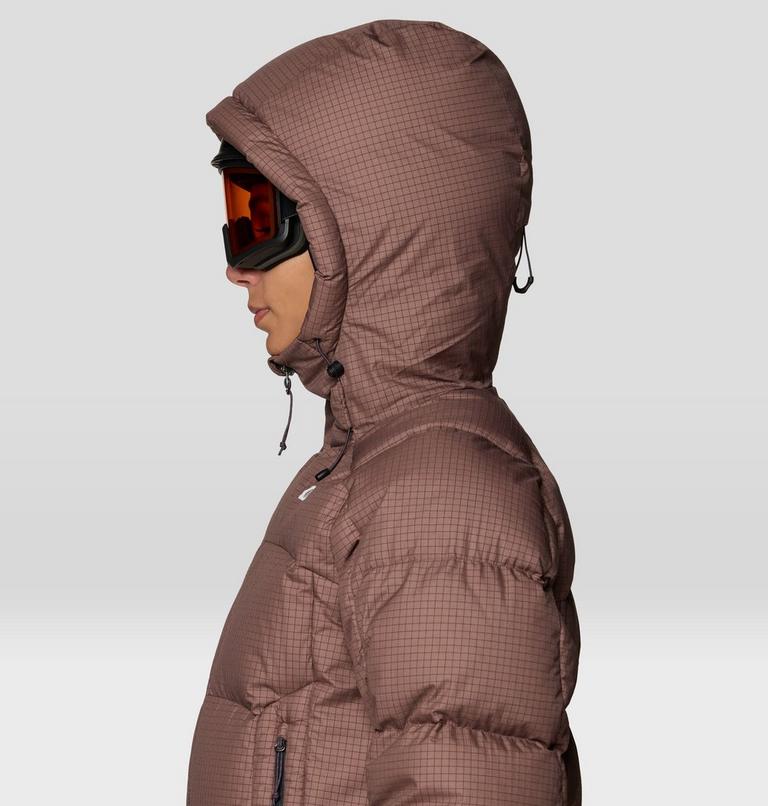 Women's Flow Factor Down Jacket, Color: Carob, image 8