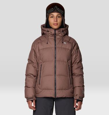 Women's Flow Factor Down Jacket, Color: Carob, image 1