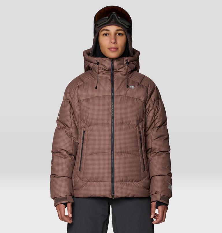 Women's Flow Factor Down Jacket, Color: Carob, image 1