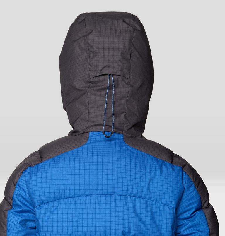 Women's Flow Factor Down Jacket, Color: Berry Blue, Shark, image 10