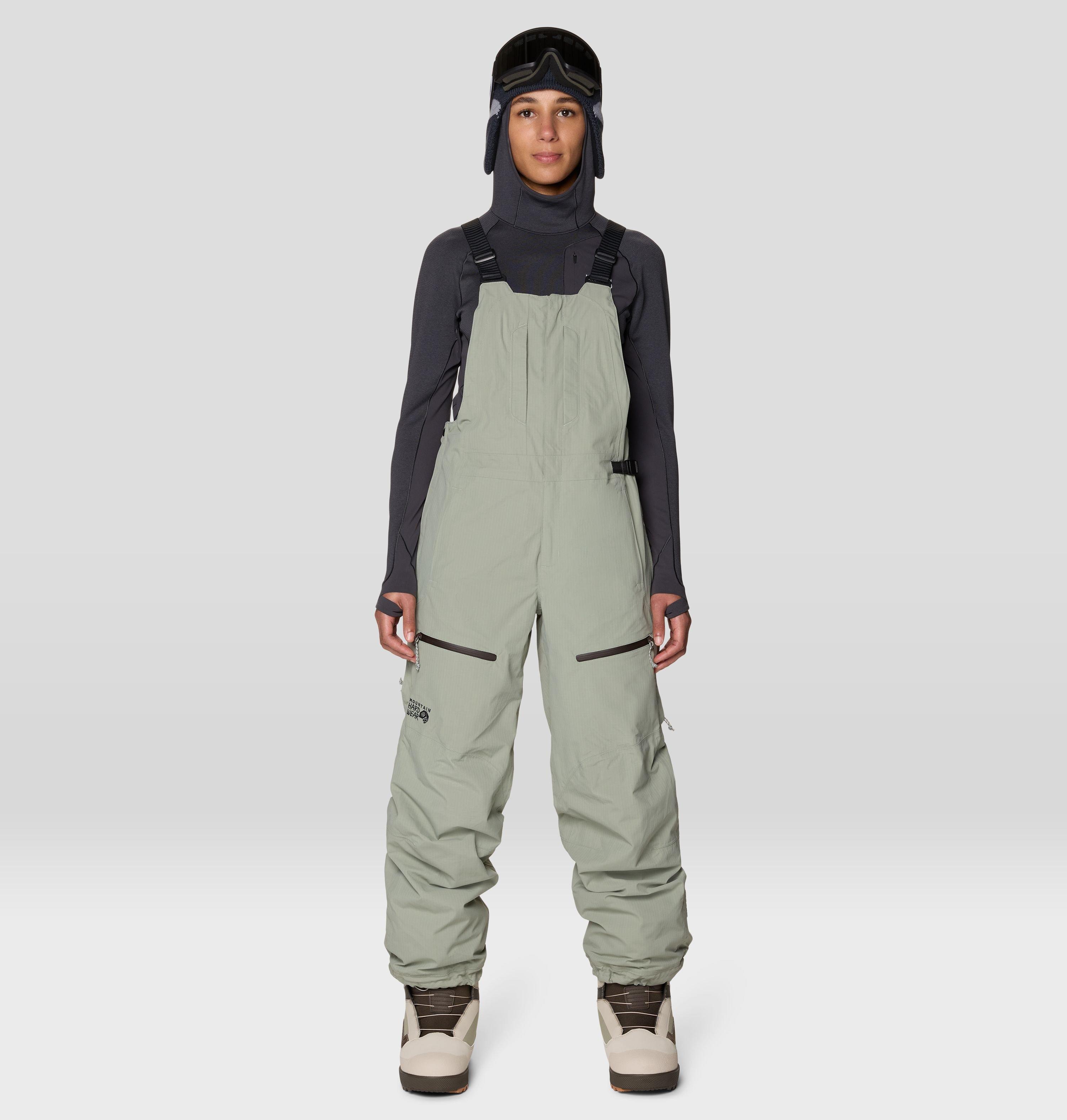 Mountain Hardwear Women's Warp Factor Bib - M - Grey