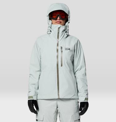 Women's Firefall Insulated Jacket, Color: Gamma Grey, image 4