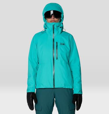 Women's Firefall Insulated Jacket, Color: Aqua Marina, image 12