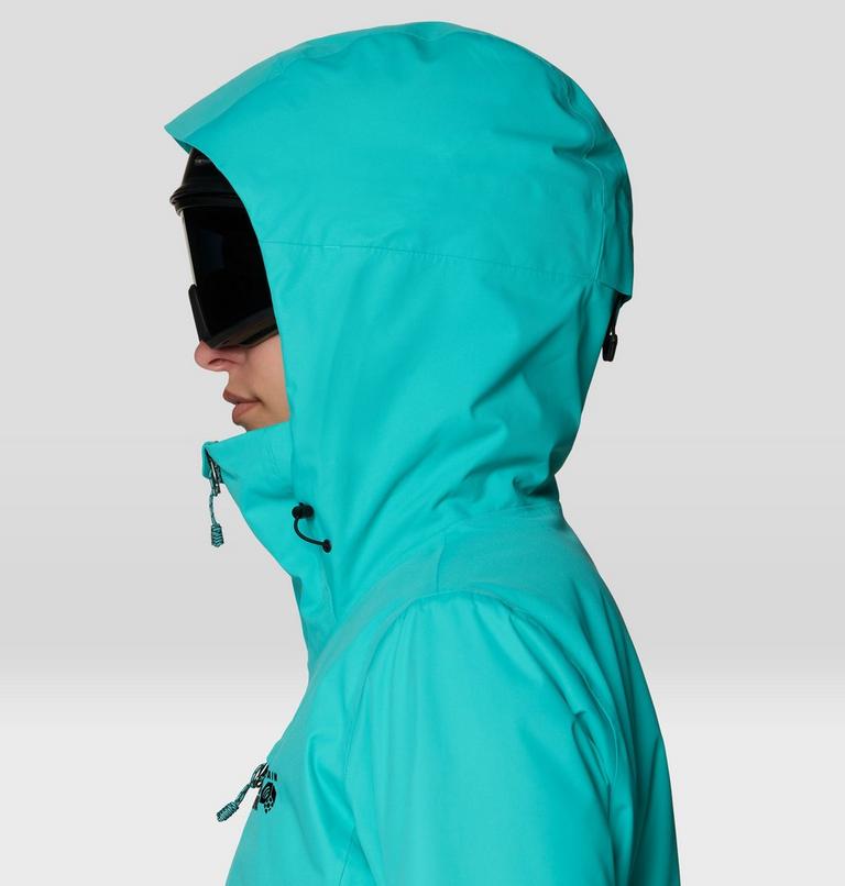 Women's Firefall Insulated Jacket, Color: Aqua Marina, image 7