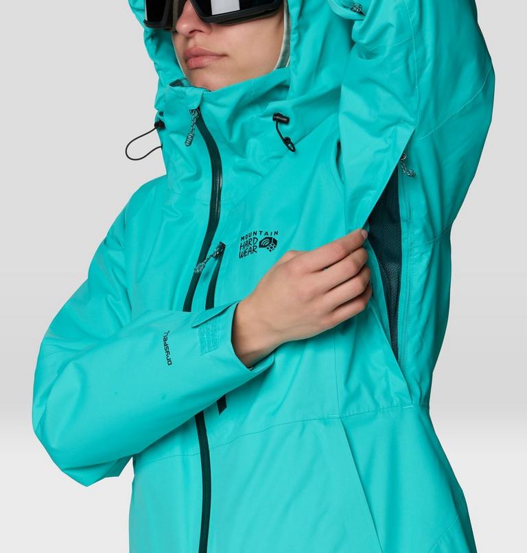 Women's Firefall Insulated Jacket, Color: Aqua Marina, image 11