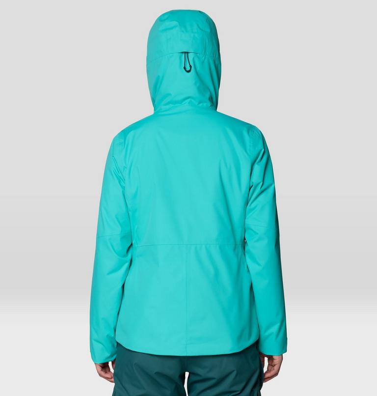 Women's Firefall Insulated Jacket, Color: Aqua Marina, image 2