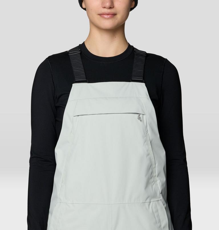Women's Firefall Insulated Bib, Color: Gamma Grey, image 6