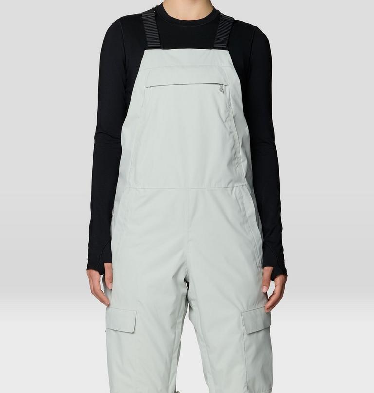 Women's Firefall Insulated Bib, Color: Gamma Grey, image 7