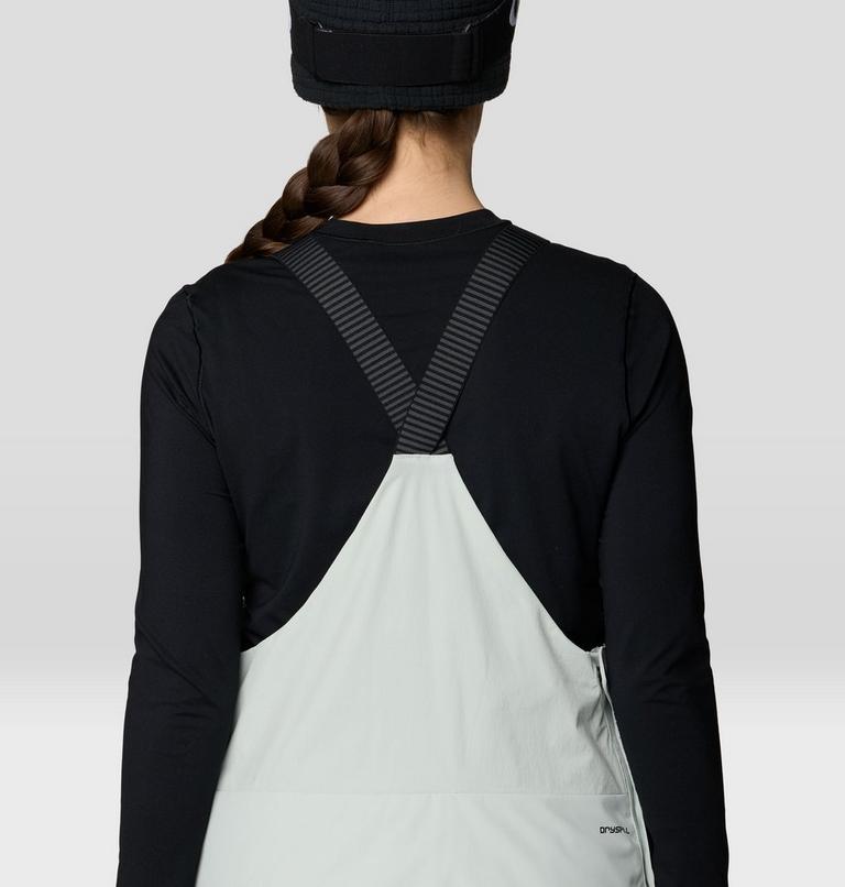 Women's Firefall Insulated Bib, Color: Gamma Grey, image 8