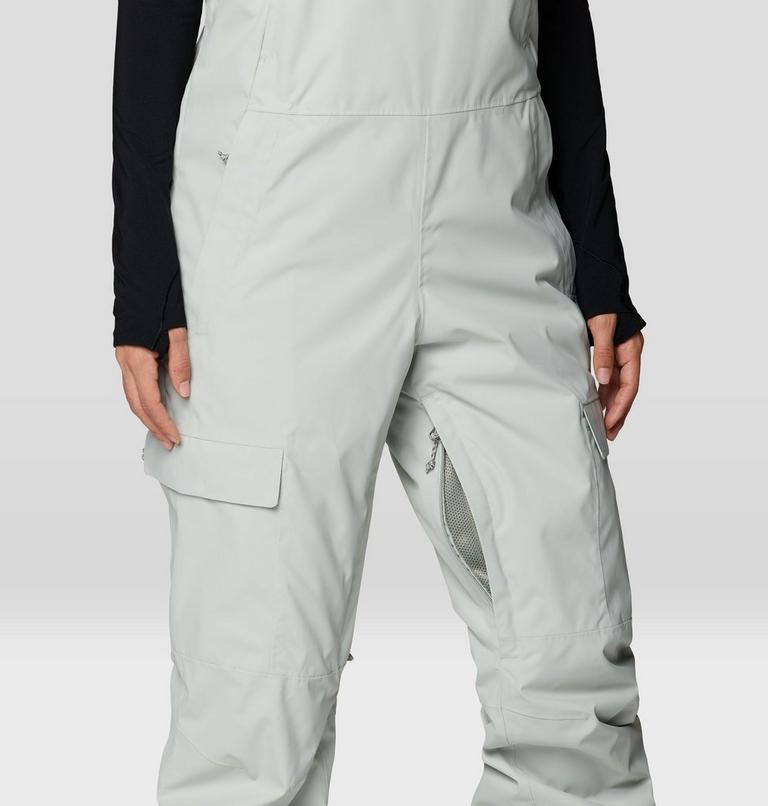 Women's Firefall Insulated Bib, Color: Gamma Grey, image 10