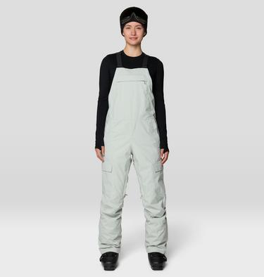Women's Firefall Insulated Bib, Color: Gamma Grey, image 1