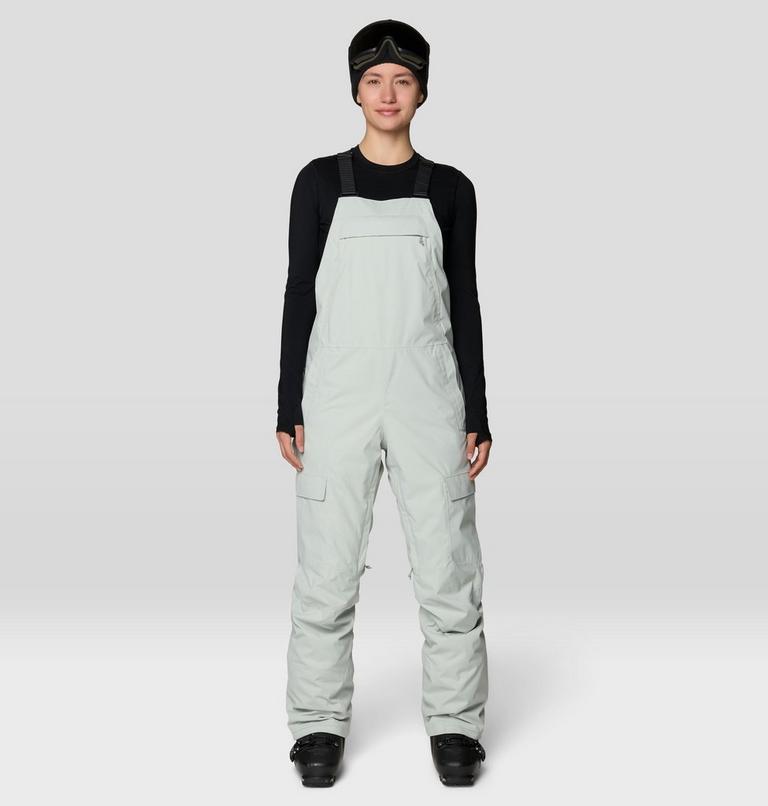 Women's Firefall Insulated Bib, Color: Gamma Grey, image 1
