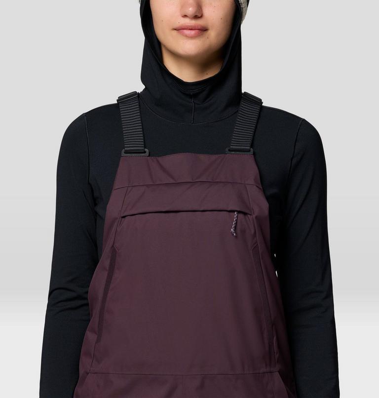 Women's Firefall Insulated Bib, Color: Deep Mulberry, image 5