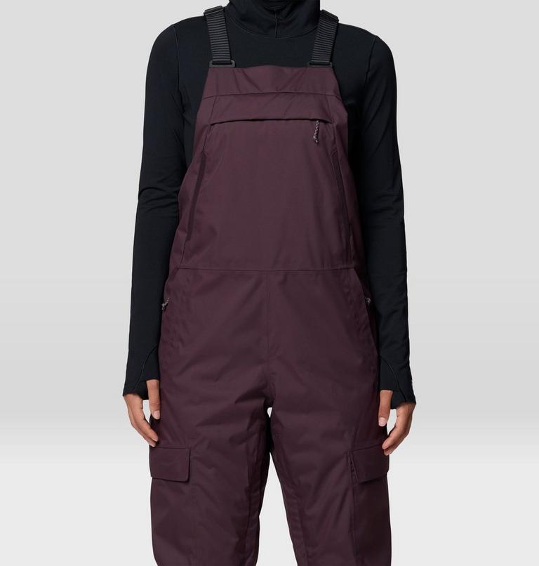 Women's Firefall Insulated Bib, Color: Deep Mulberry, image 6