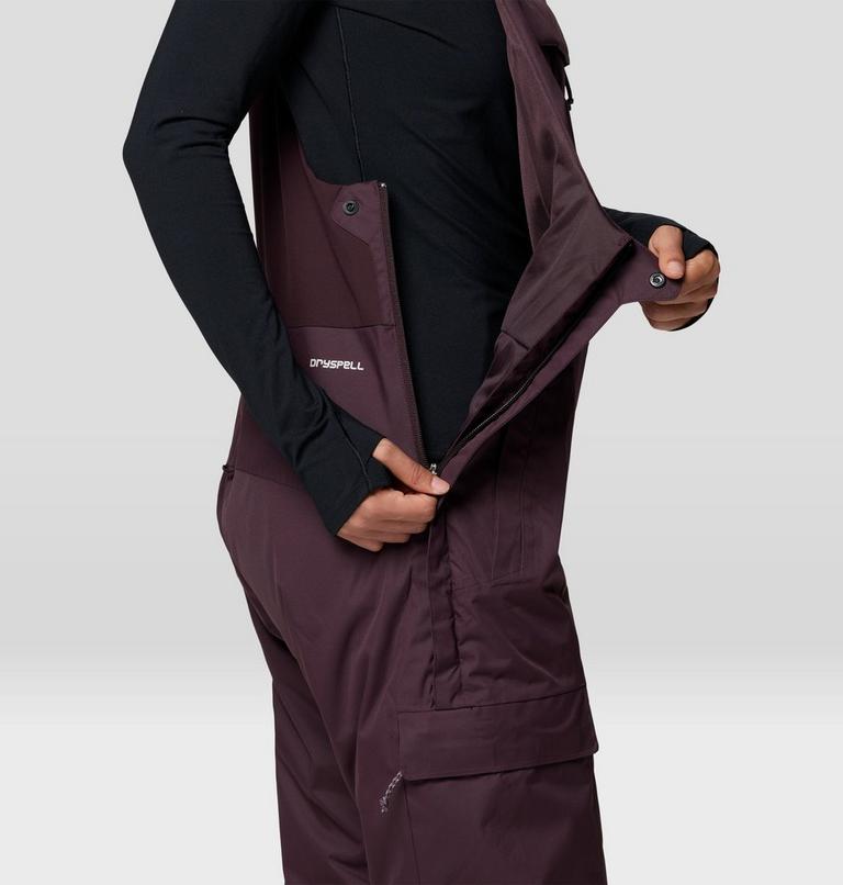 Women's Firefall Insulated Bib, Color: Deep Mulberry, image 8