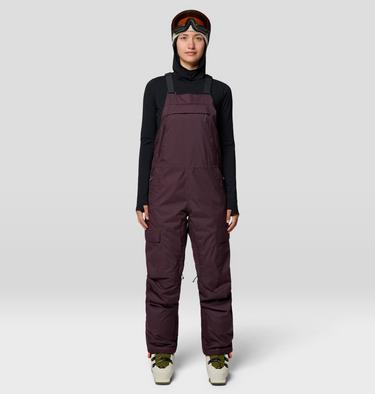 Women's Firefall Insulated Bib, Color: Deep Mulberry, image 5