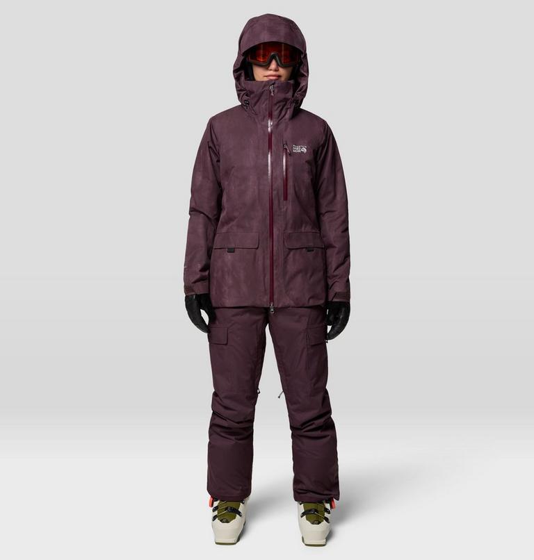 Women's Firefall Insulated Bib, Color: Deep Mulberry, image 2