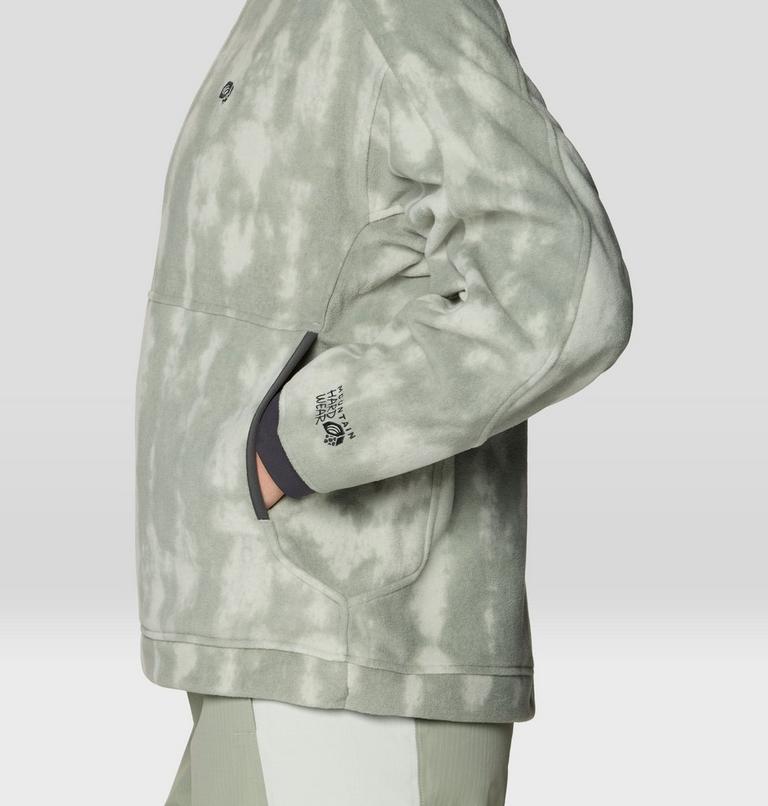 Women's Apr&egrave;s Pro Fleece Hoody, Color: Silt Grey Shadowdye Print, image 5