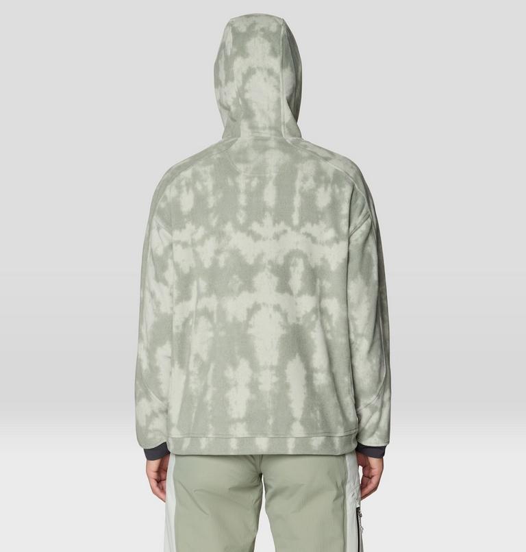 Women's Apr&egrave;s Pro Fleece Hoody, Color: Silt Grey Shadowdye Print, image 2