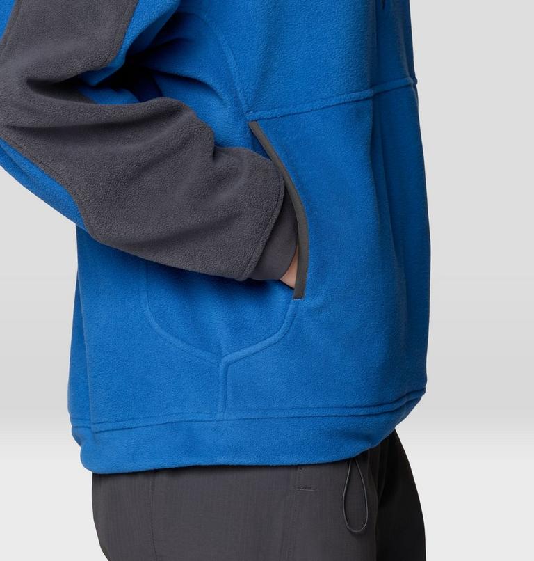 Women's Apr&egrave;s Pro Fleece Hoody, Color: Berry Blue, Shark, image 5