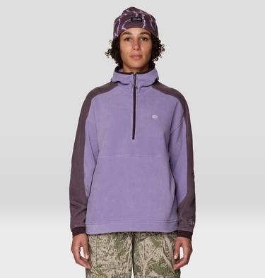 Women's Apr&egrave;s Pro Fleece Hoody, Color: Violet Stone, Purple Sage, image 9