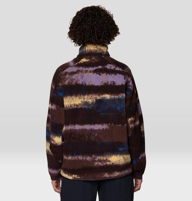Women's Apr&egrave;s Pro Fleece Jacket, Color: Berry Blue Patchwork Print, image 2