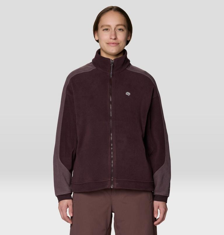 Women's Apr&egrave;s Pro Fleece Jacket, Color: Deep Mulberry, Purple Sage, image 4