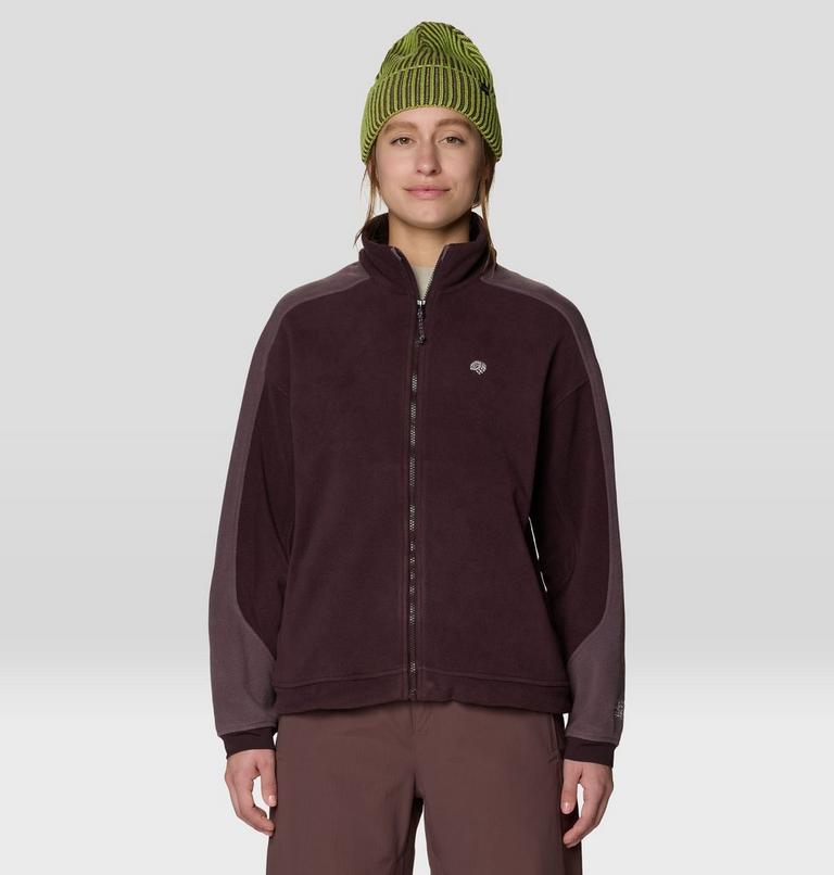 Women's Apr&egrave;s Pro Fleece Jacket, Color: Deep Mulberry, Purple Sage, image 1
