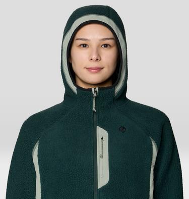 Women's Deep Drift Fleece Hoody, Color: Verve, image 8