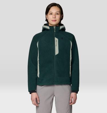 Women's Deep Drift Fleece Hoody, Color: Verve, image 3