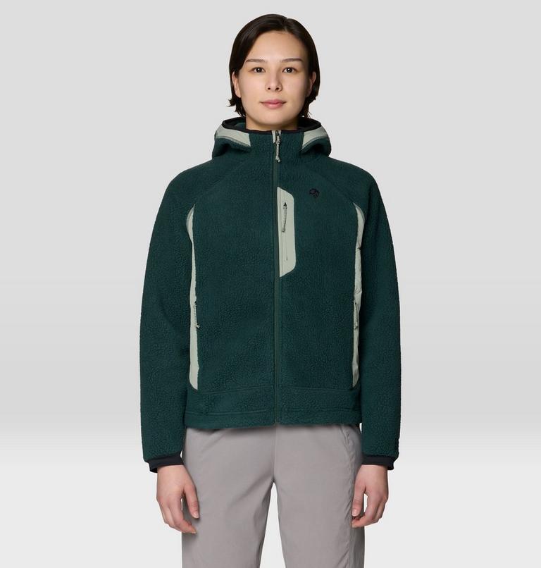 Women's Deep Drift Fleece Hoody, Color: Verve, image 1