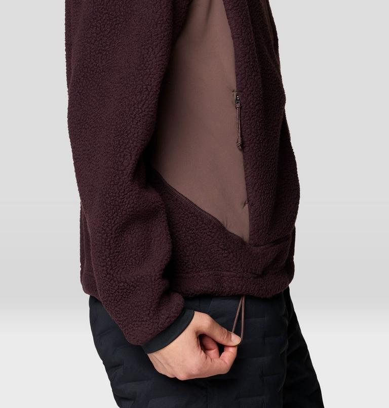 Women's Deep Drift Fleece Hoody, Color: Deep Mulberry, image 6