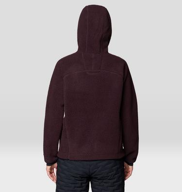Women's Deep Drift Fleece Hoody, Color: Deep Mulberry, image 2