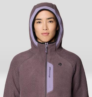 Women's Deep Drift Fleece Hoody, Color: Purple Sage, image 12
