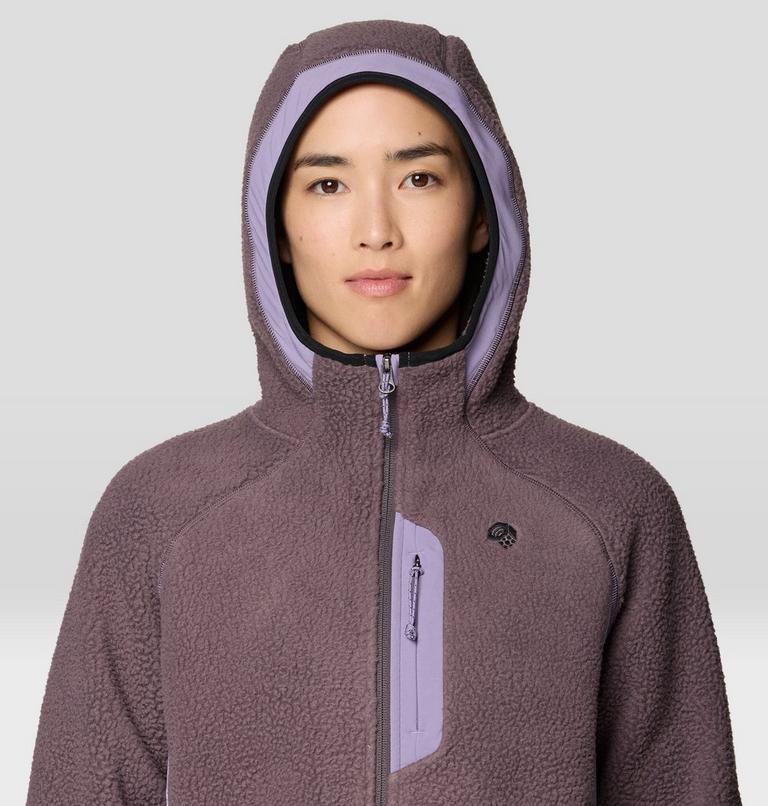Women's Deep Drift Fleece Hoody, Color: Purple Sage, image 4
