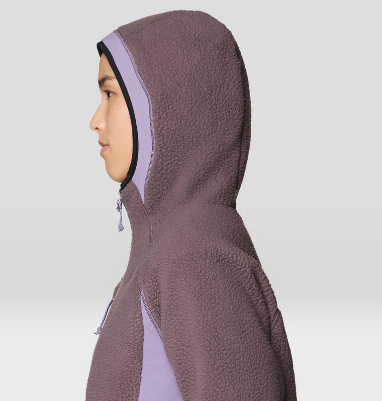 Women's Deep Drift Fleece Hoody, Color: Purple Sage, image 5
