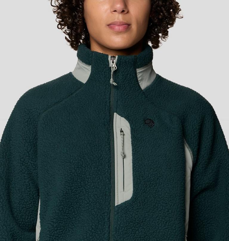 Women's Deep Drift Fleece Full Zip, Color: Verve, image 5