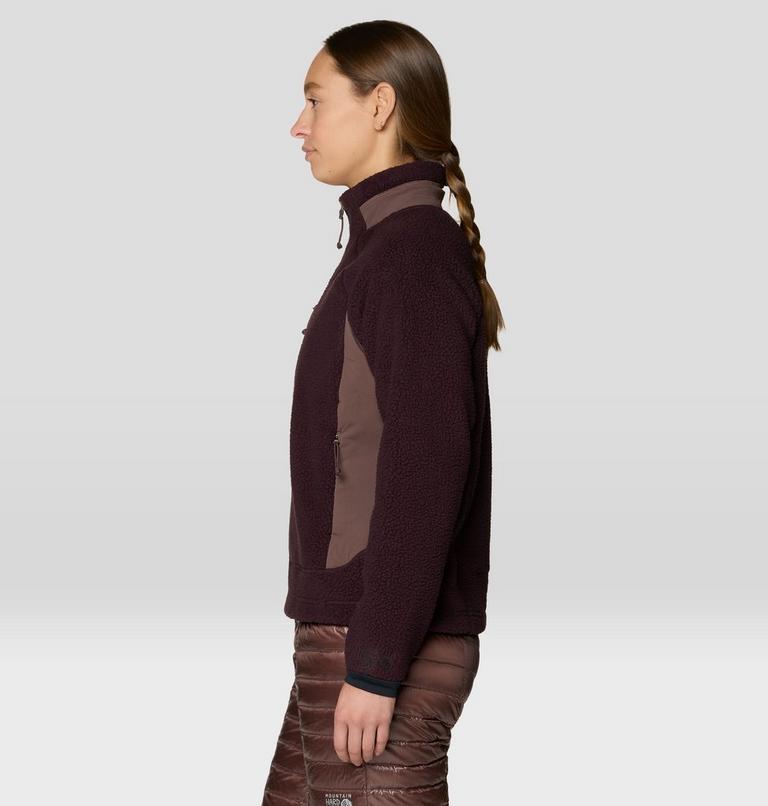 Women's Deep Drift Fleece Full Zip, Color: Deep Mulberry, image 4