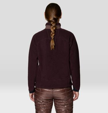 Women's Deep Drift Fleece Full Zip, Color: Deep Mulberry, image 15