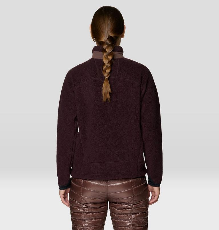 Women's Deep Drift Fleece Full Zip, Color: Deep Mulberry, image 3